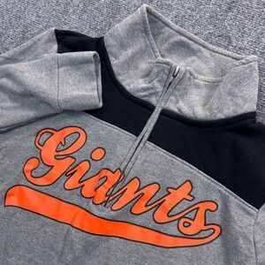 PINK Victoria's Secret San Francisco Giants 1/4 Zip Fleece Pullover Womens S